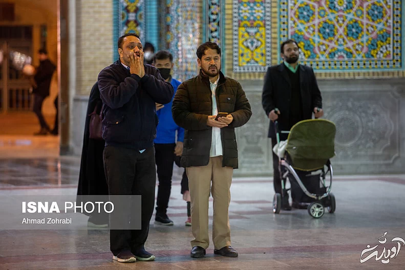 (تصاویر) شب آرزو‌ها در حرم حضرت فاطمه معصومه(س)